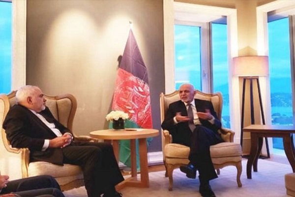Iran FM meets with Afghan president in Geneva