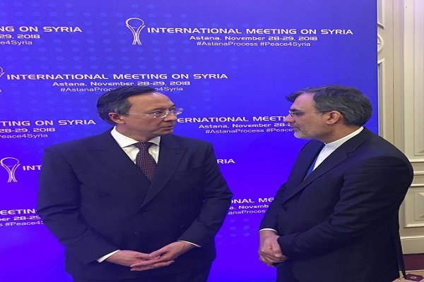 Iranian envoy to Astana meets with Khazakh FM
