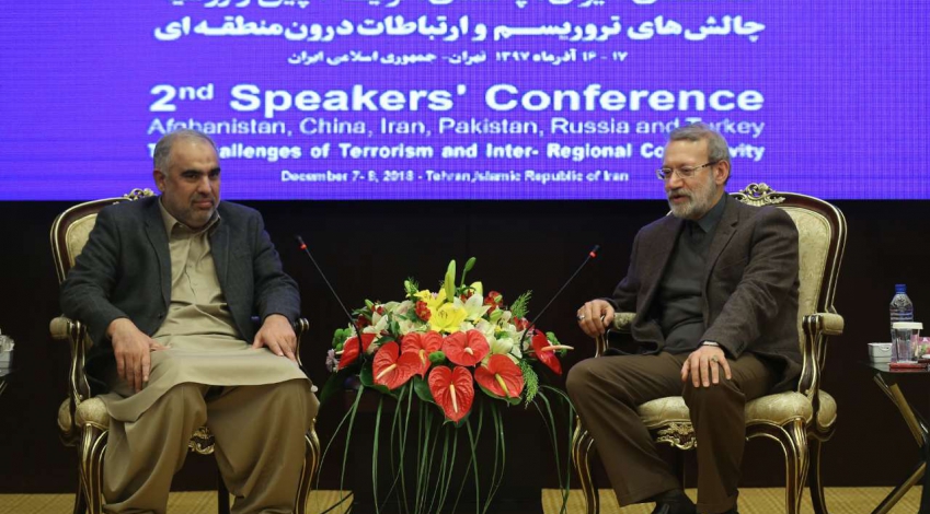 Iran parliament speaker: Terrorists damaging regional states