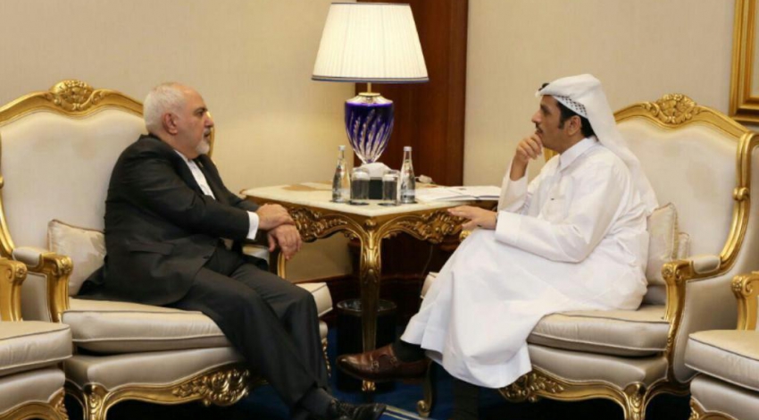 Zarif confers with Qatari counterpart