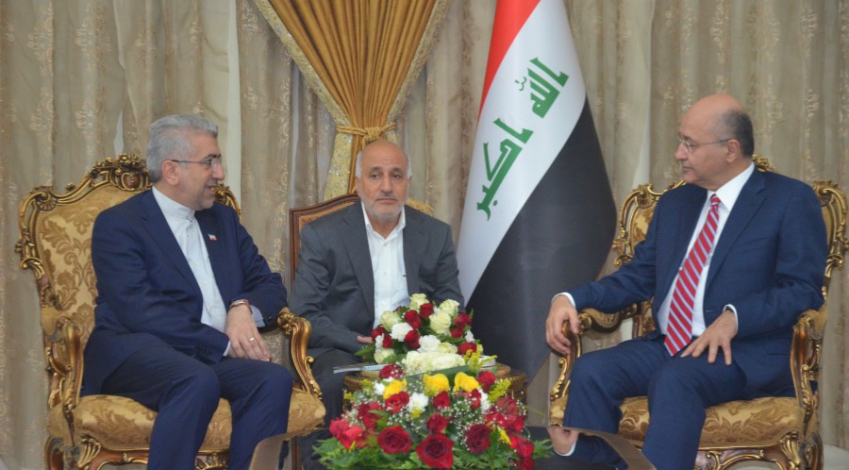 Iraqi president pleased with Baghdad-Tehran energy ties