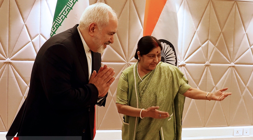 Iran-India FMs meet in New Delhi