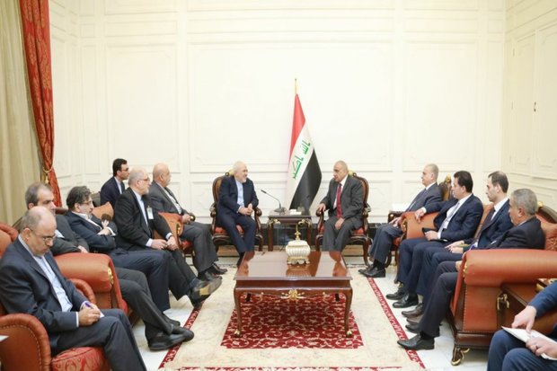 Iranian FM Zarif, Iraqi PM Abdul-Mahdi meet in Baghdad