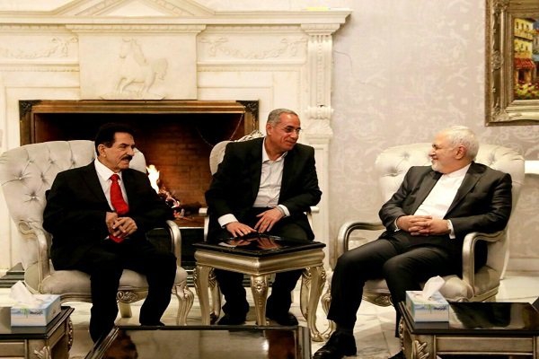 Iran Zarif meets with PUK SG Kosrat Rasul