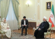 Pakistans new amb. to Iran presents credential to Pres. Rouhani