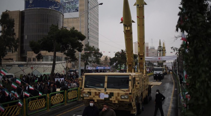 IRGC showcases ballistic missiles on Islamic Revolution anniv.