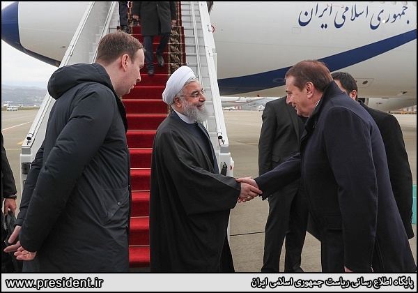 Iran president in Sochi for trilateral summit on Syria