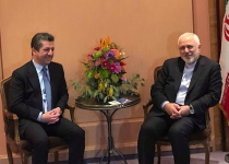 Javad Zarif, Masrour Barzani meet in Germany