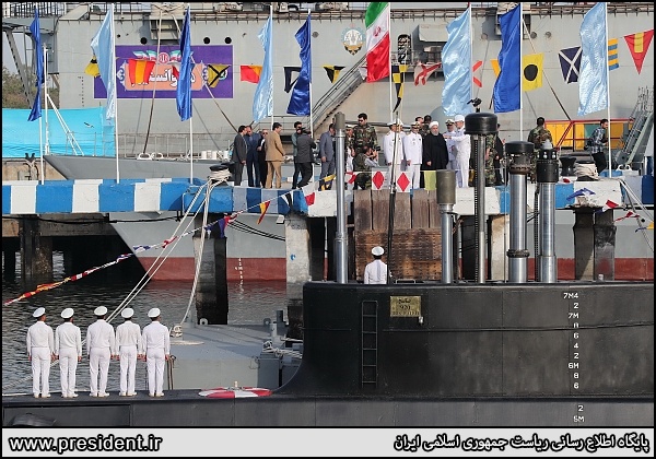 Iran presents new Fateh submarine armed with cruise missile: TV
