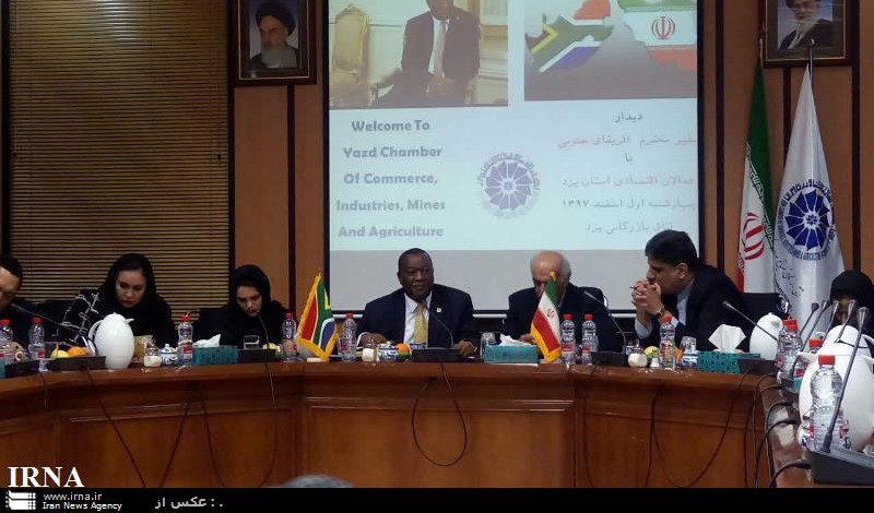 Irans trade exchanges should go beyond Europe: S. African envoy