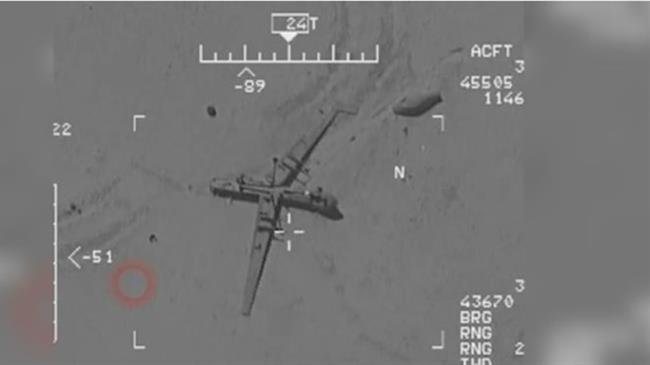 IRGC penetrates US drone network, releases footage of US military bombing hacked drone