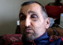 Without saying a word, Israeli troops beat up a blind man in his bed