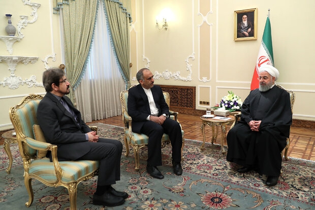 Iranian amb. to France meets with Pres. Rouhani before leaving on mission