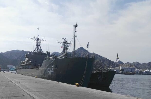Navys 60th flotilla docking at Muscats largest port
