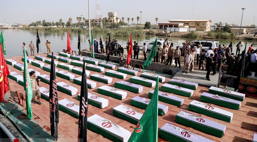 Bodies of 115 Iranian martyrs repatriated from Iraq