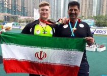 Iran gains gold in shot put at Asian Youth Athletics Cships