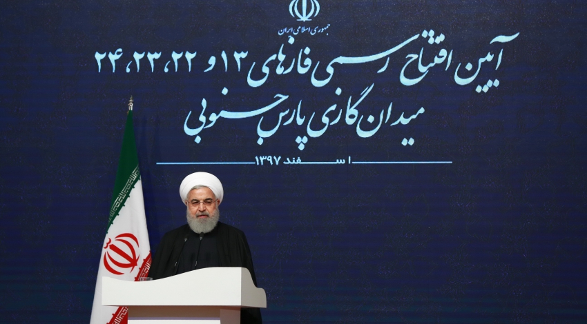 100 cubic metres adds to gas production with these 4 phases: President Rouhani