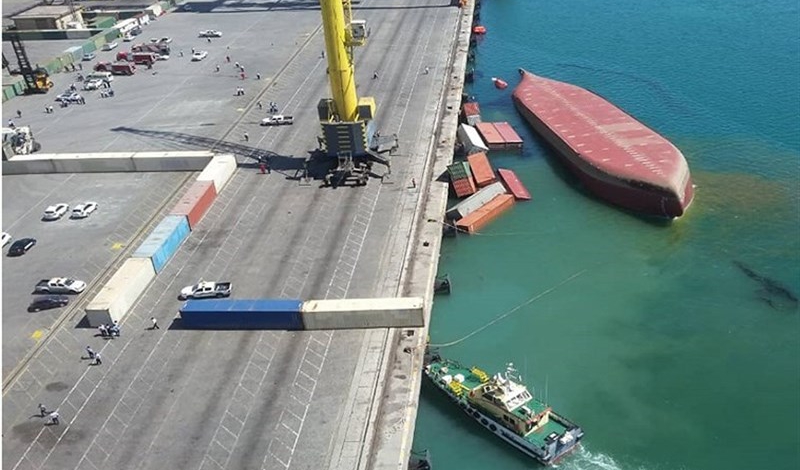 Cargo ship sinks in southern Iran, all crew survive