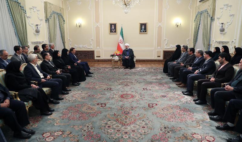 President Rouhani urges compensating flood-hit people