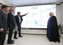Rouhani visits Khuzestan Water and Power Authoritys monitoring centre