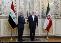 Iraqi FM confers with Zarif