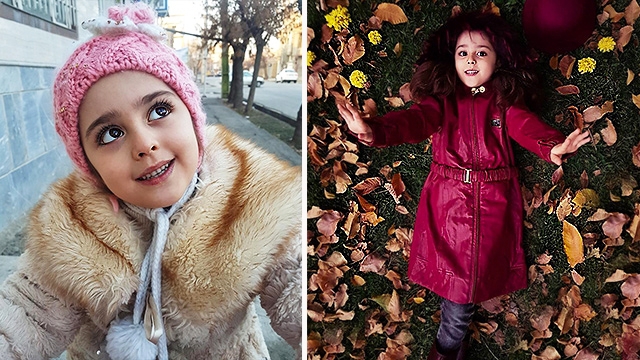 7-year-old Iranian girl goes viral for her absolutely stunning features