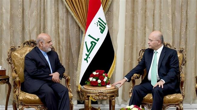 Iraq will be no starting point for action against neighbors, Salih assures Iran
