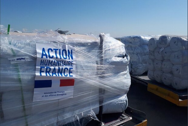 France delivers 2nd rescue aid cargo to Iranian Red Crescent
