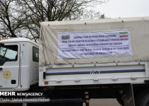 Azerbaijans humanitarian aid delivered to Iran Red Crescent