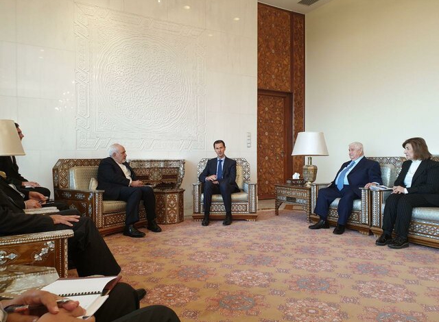 Iranian FM meets with Syrian President