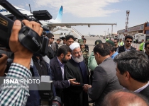 President arrives in Ahvaz