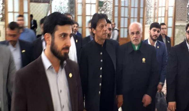 Pak PM visits Imam Reza Holy Shrine