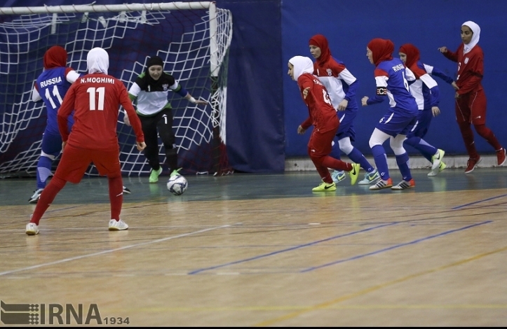Iran women futsal team ranks 1st in Belgian championship