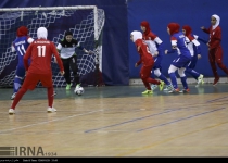 Iran women futsal team ranks 1st in Belgian championship