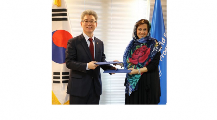 WFP Iran welcomes a US$2 million contribution from the Republic of Korea