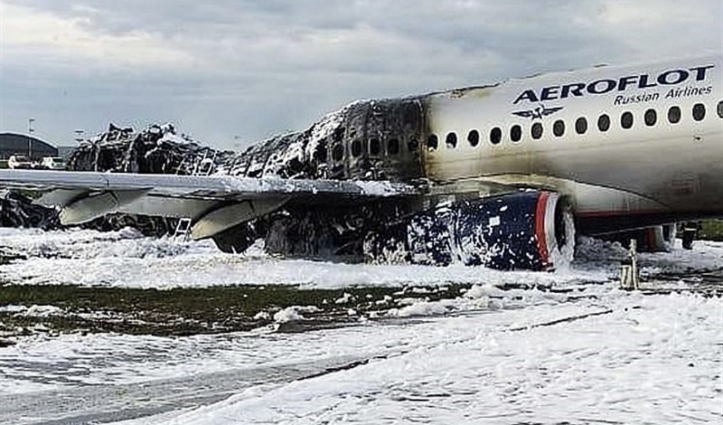 40 killed after fire breaks out on Russian passenger plane