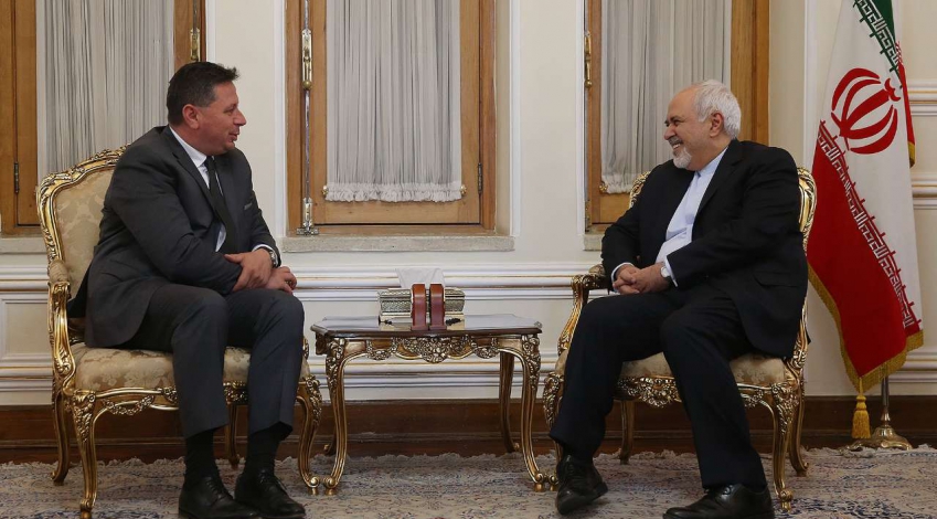 FM Zarif meets with departing Bulgarian envoy