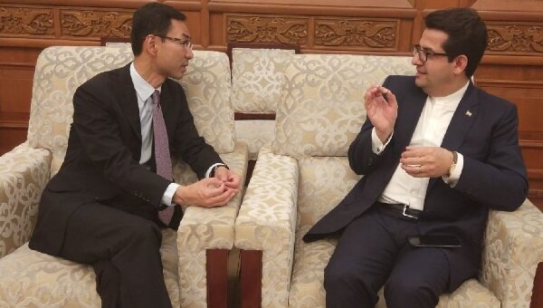 Iran, China FM spokesmen meet in Beijing