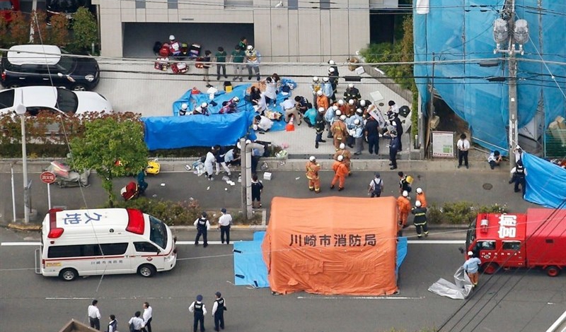 Three dead, 19 injured in Japans Kawasaki knife attack