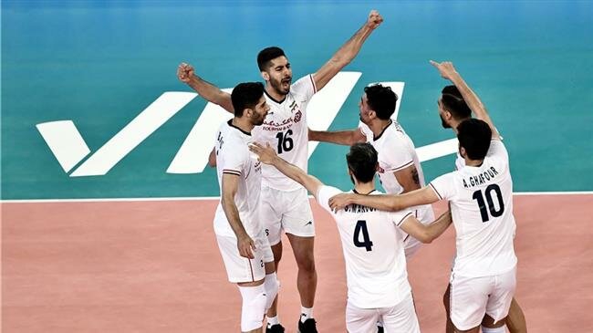 Volleyball Nations League: Iran 3-1 Italy