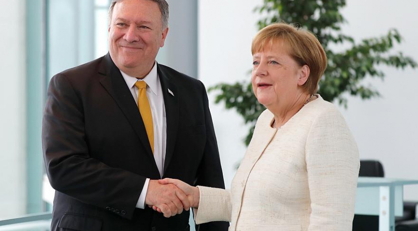 Merkel meets Pompeo in Berlin for talks on host of issues including Iran
