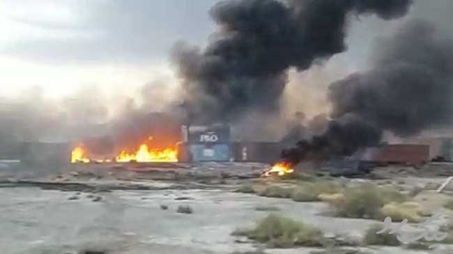 Fire breaks out at Iran