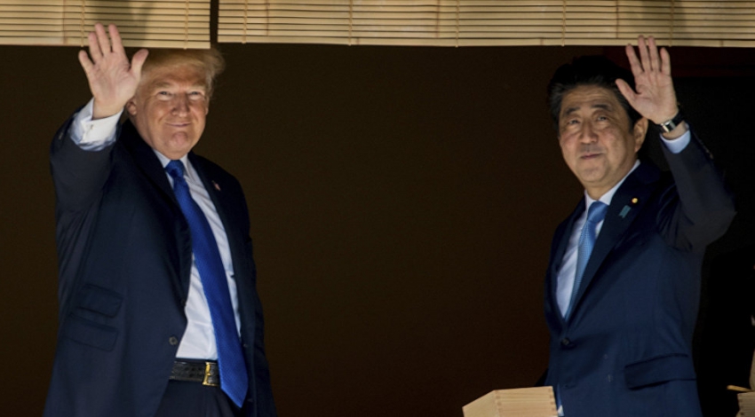 Abe, Trump talk over phone ahead of Japanese PM