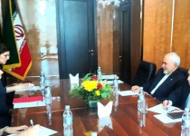 FM Zarif, UN undersecretary-general meet in Bishkek