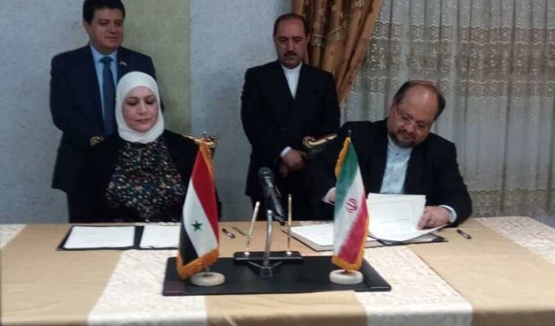 Iran, Syria sign document on employment