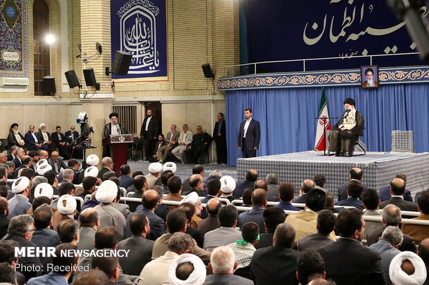 Friday prayers leaders visit Leader of Islamic Revolution