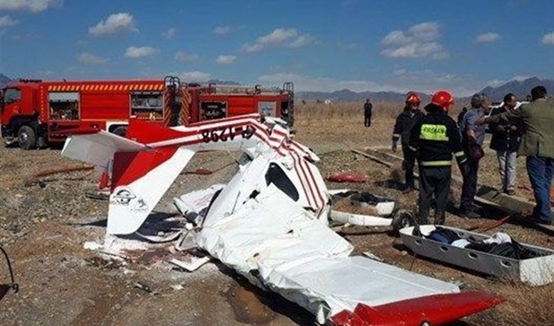 Plane crash kills man, woman in Iran