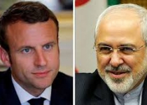 French president, Iranian FM discuss EU