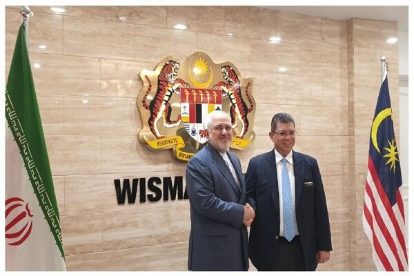 Iran, Malaysia FMs discuss bilateral cooperation