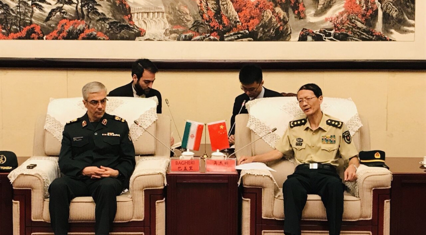 Chief of staff says Iran ready to transfer experiences to China National Defence University
